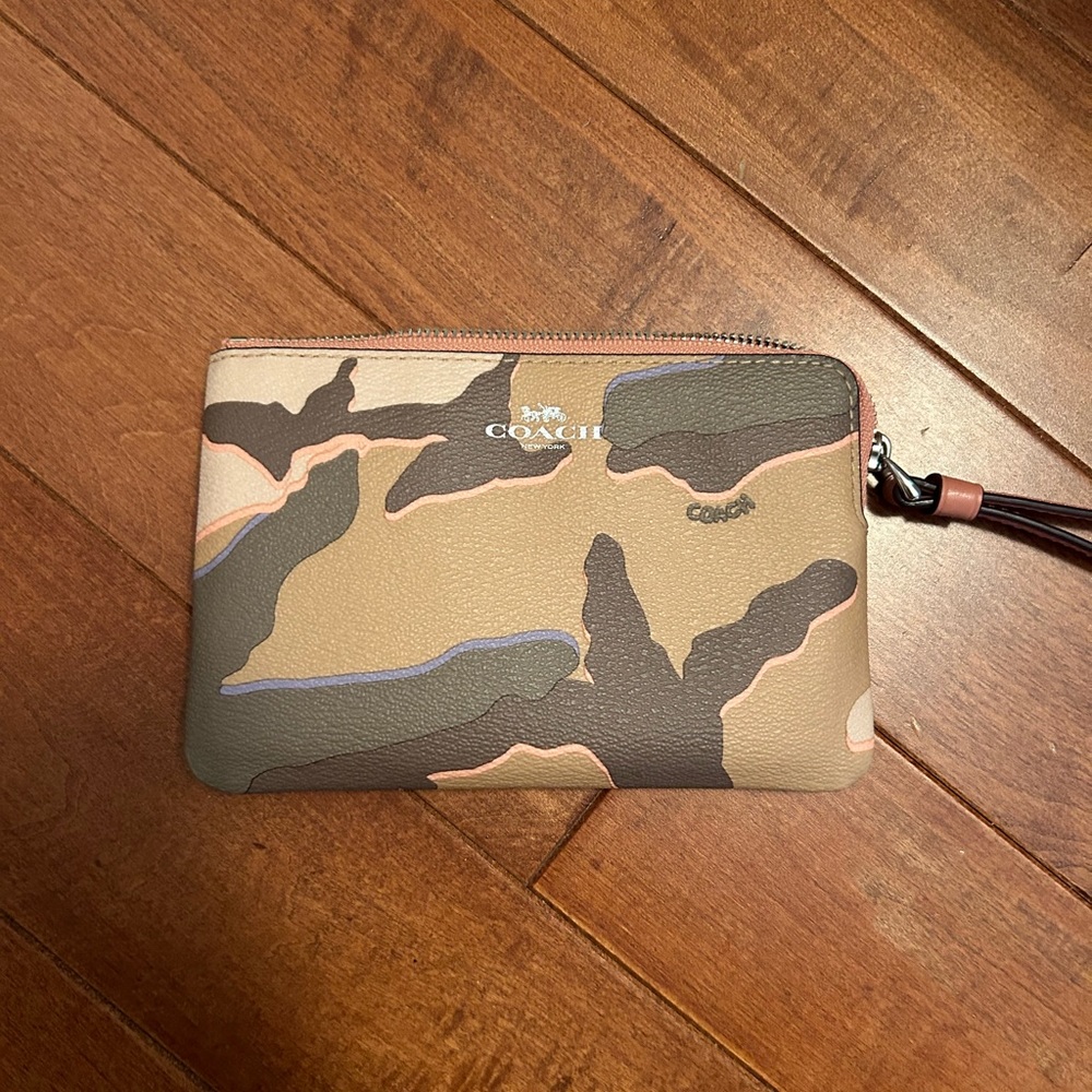 Small coach wristlet